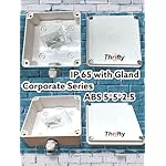 Thrifty-Tech-ABS-Plastic-Square-Junction-IP65-Box-5x5x25-LxBxH-Inches-Unbreakable-for-Dahua-Hikvision-CP-Plus-Qubo-Imou-Cameras-5-5-25-IP66-4