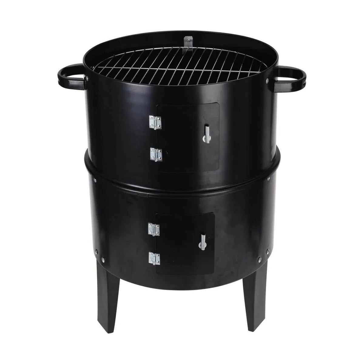 Barbacoa Barril para AHUMAR Negra Marca BBQ