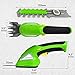SereneLife Cordless Hedge Trimmer Handheld Grass Cutter Shears Electric Shrub Trimmer with 3.6V Rechargeable Battery, 2-in-1 System Lightweight and Portable Ideal for Lawns and Gardens