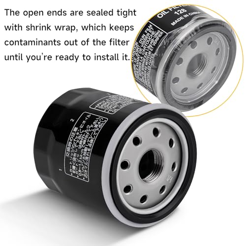49065-0724 Oil Filter 49065-7010 AM107423 for kawasaki FX850V FX801V FJ180V FH381-721V FH601-770D FX751-FX1000V Models,Club Car 1016467 S-tens 120-634 49065-2071 Engine Oil Filter,4 Pack by ANAHAF - Used condition - Image 4