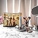 Nogrit Egyptian Gifts Makeup Cosmetic Bag - Ancient Egypt Mythology Pharaoh God Hieroglyphs Makeup Travel Toiletry Bag, Gift for Egypt Lover, Egyptian Decor
