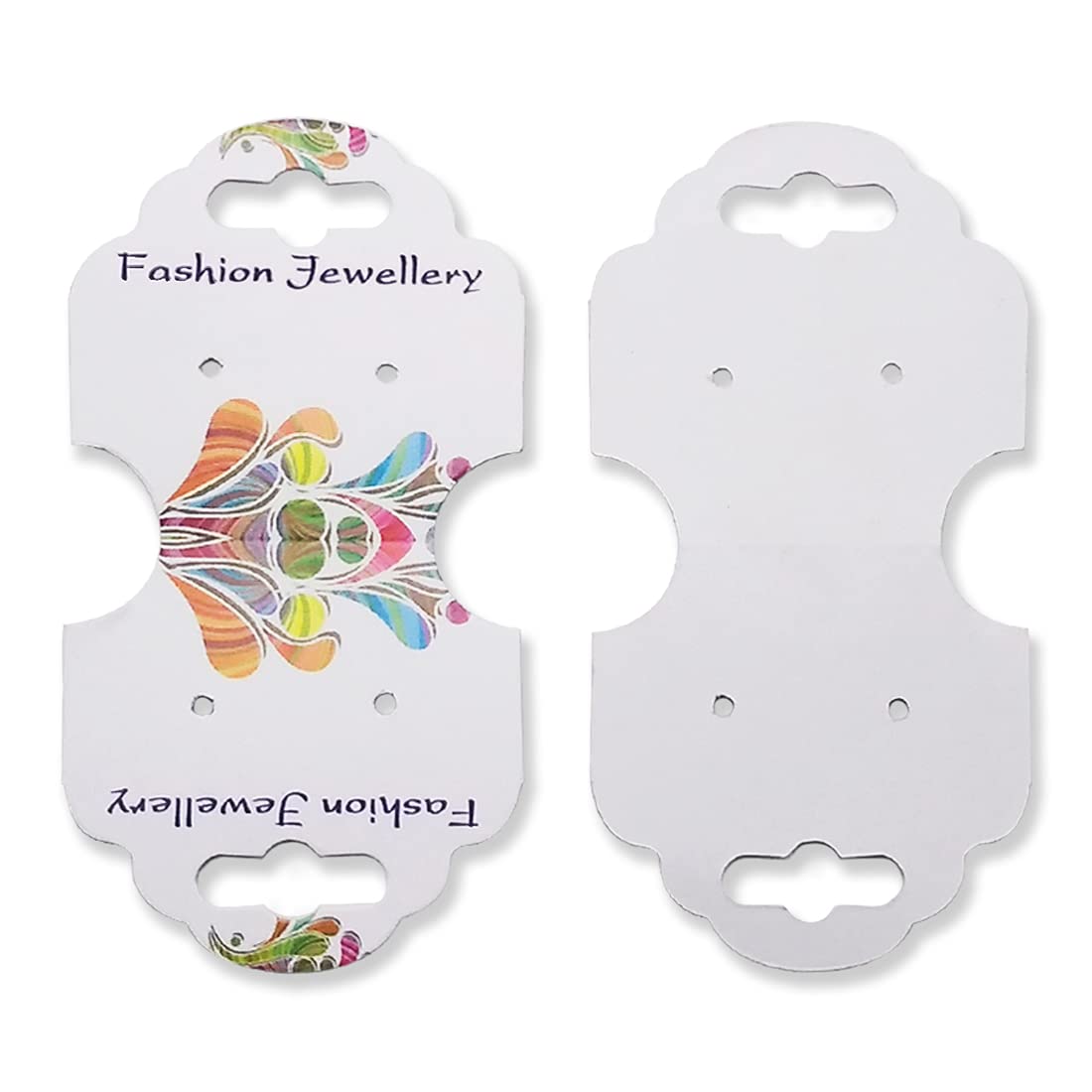 DIY Crafts Pack of 250 Pcs 50x5, Multi Color, 50Pcs/lot 7cmx4.8cm As Image Jewellery Display Cards for Necklaces Jewellery-Making Display(Pack of 250 Pcs 50x5, Multi Color)