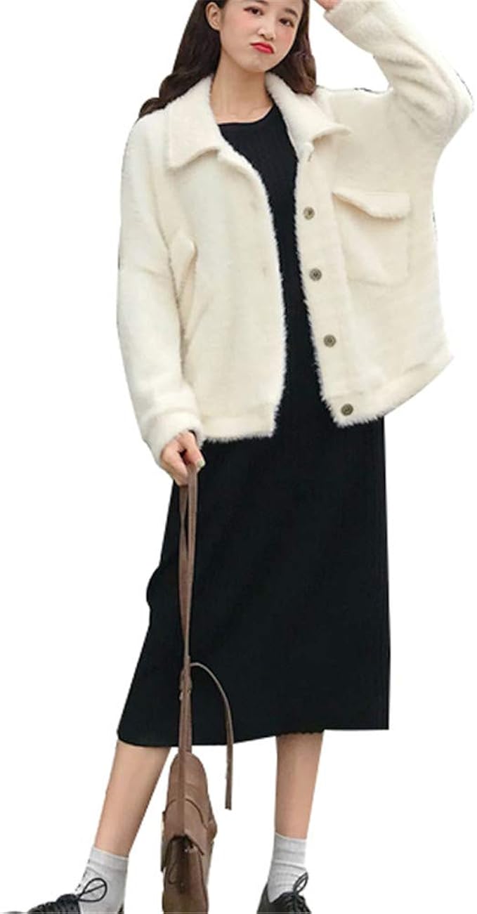 Amazon コート レディース もこもこふわふわ2点セットワンピース 秋 冬 セットアップオーバー ボアコート アウター 秋 冬森ガール ボア ブルゾン 防寒 暖か カジュアル ボア ジャケット ベージュコート 黒ワンピース コート ジャケット 通販