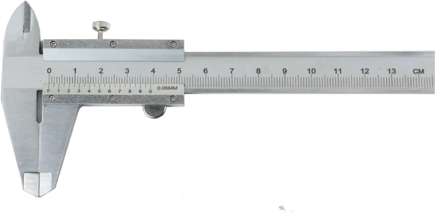High Precision Carbon Steel Vernier Caliper 0-150mm Range Industrial Grade Measuring Tool for Internal/External Diameter
