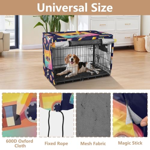 Housse de cage pour chien réutilisable pour calmer l'anxiété