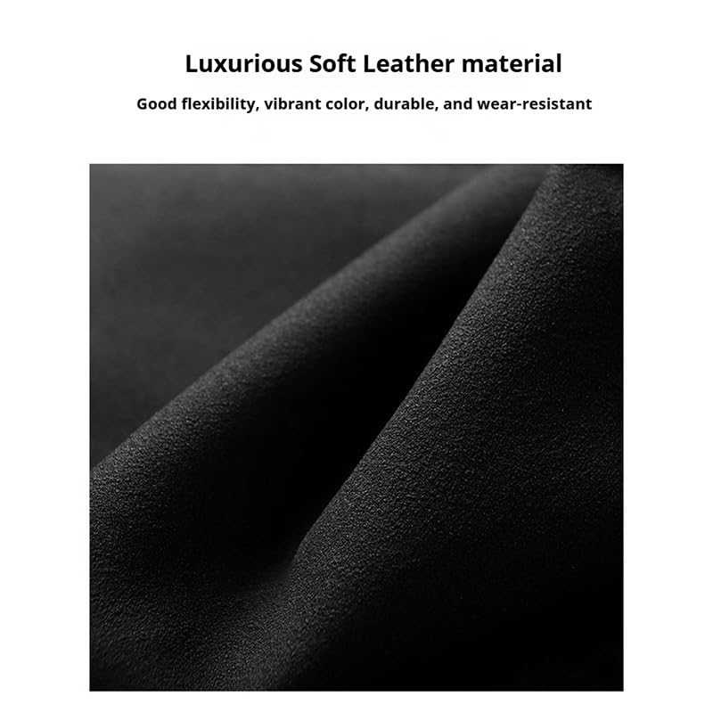 Leather Driver's License Holder for Mazda MX-5/Miata 2004 2005 2006 2007 2008 2009 2010, Slim, Window Protection, Car Accessories, Car Card Holder Wallet, Credit Card Holder,Black4