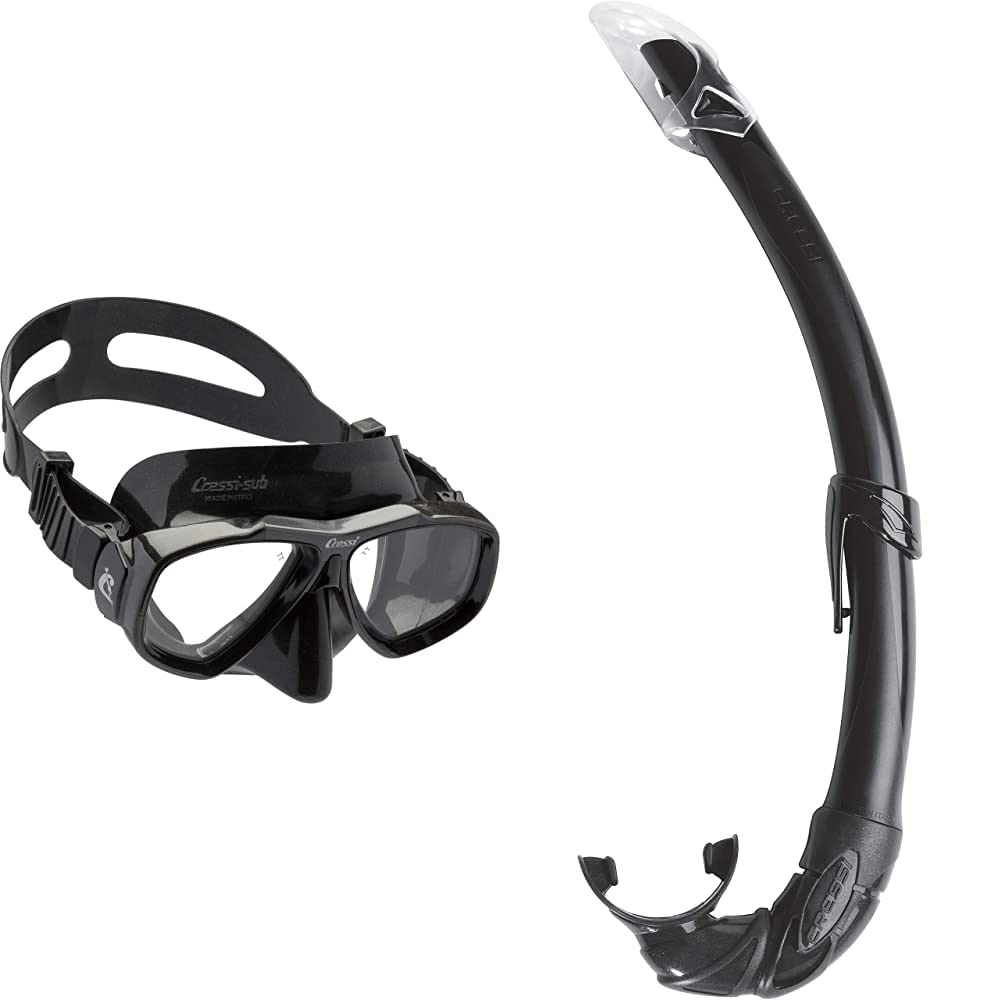 Cressi Tauchmaske Erwachsen Focus Optische Gläser Möglich Gafas de Buceo, Unisex, Negro