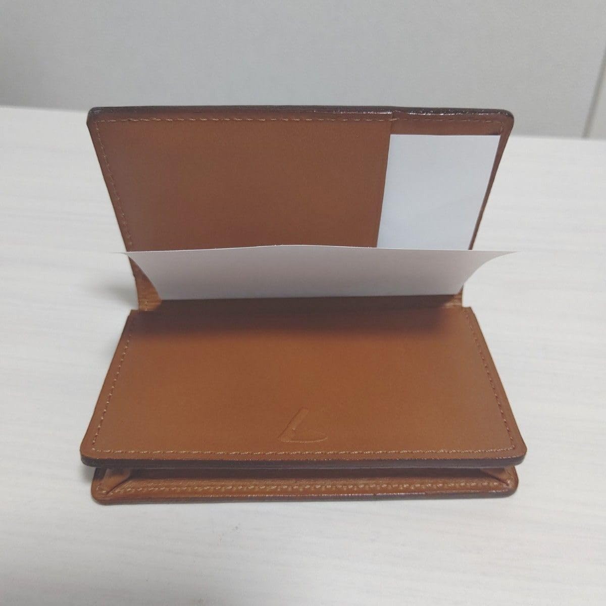 Amazon.co.jp: 土屋鞄製造所 ブライドル 名刺入れ ネイビー ブラシ付