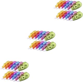 Abaodam 36 Peças Fita Corretiva Retrátil Branca Para Fora Da Marca Tiras Brancas Fita Corretiva Para Escrita Roupa Branca Seca Portátil Fita Corrigida Fita De Alteração Criança Pp