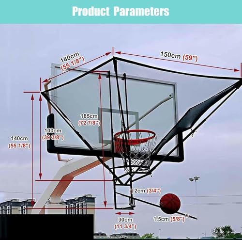 Système de retour de basket rotatif à 180° pour éliminer la corvée de ramassage