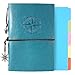Leather Journal, Refillable Notebook Vintage Spiral Bound Notepad Diary Travel Journal to Write in for Women Men with Lined Pages and 5 Dividers