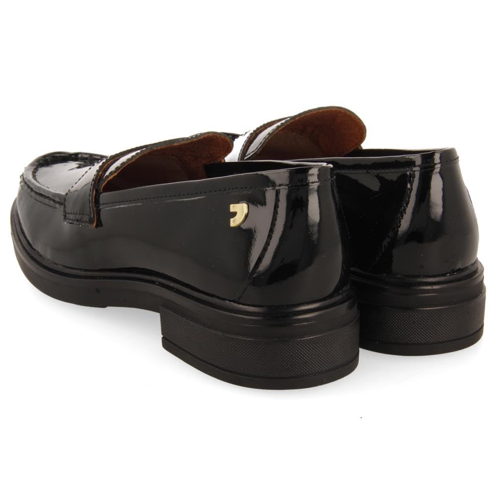 Mocasines Antifaz Piel Efecto Charol SNINA