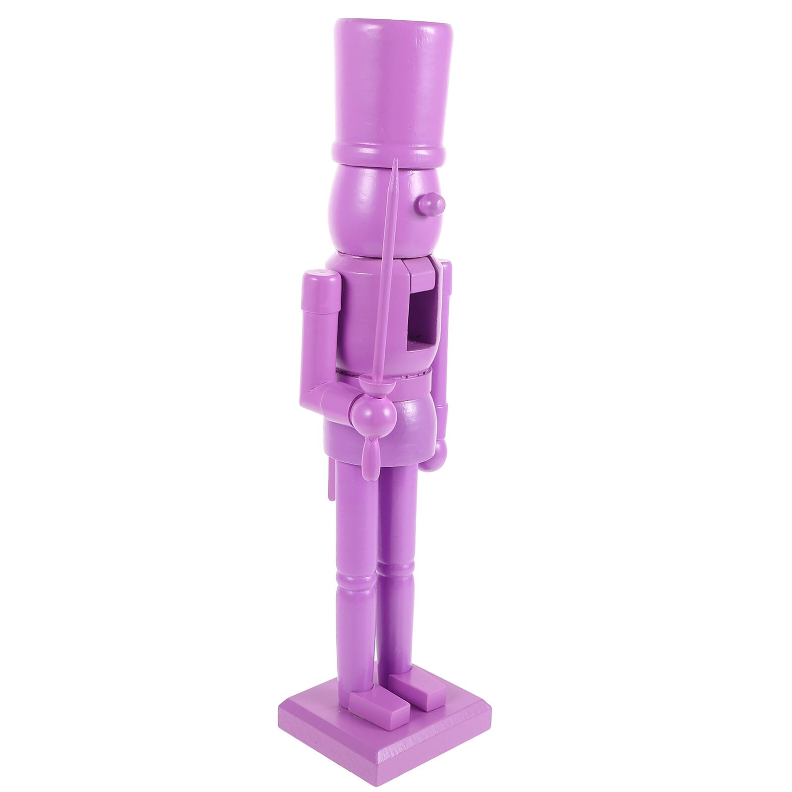 Casse-Noisette Décoratif en Bois Violet STOBAZA Petite Taille pour Noël