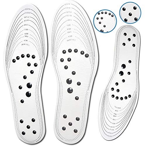Mindinsole Acupressure Magnetic Massage Insoles for Men/Women, Foot Massager Shoe-pad Foot Therapy Reflexology