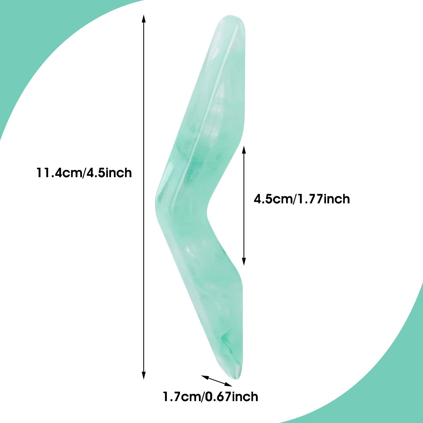 TIESOME Gedroogde Bloem Hars Pagina Houder, 2 Stks Transparante Duim Bladwijzers Ring Opener Accessoires Voor Leraren Lezers Boek Liefhebbers Boekenwurm Literaire (A