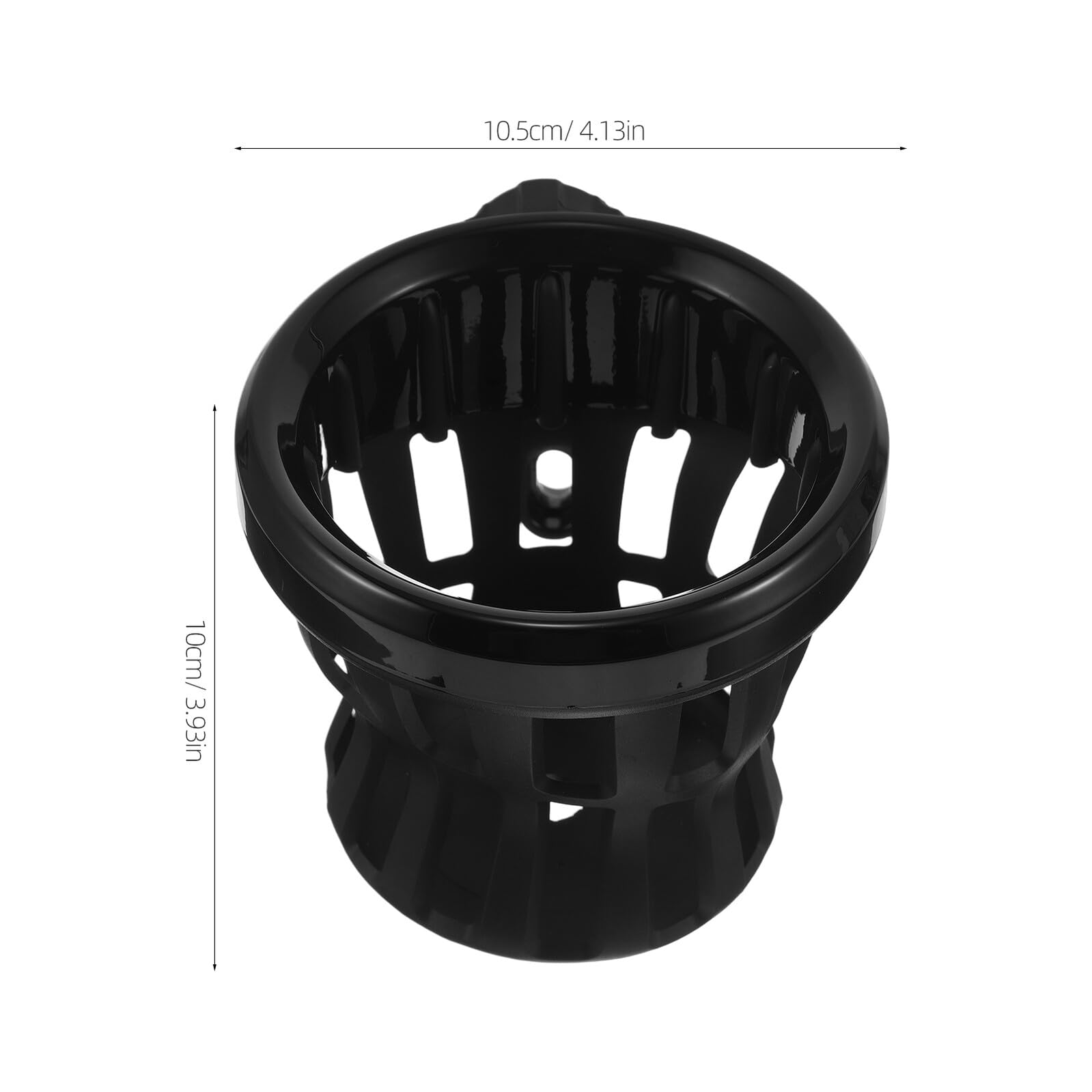 Ipetboom Portaborraccia per Moto in Rete Nera Supporto Portabicchieri Manubrio Resistente Agli Urti Installazione senza Attrezzi per Uso Motociclistico e Ciclismo Urbano