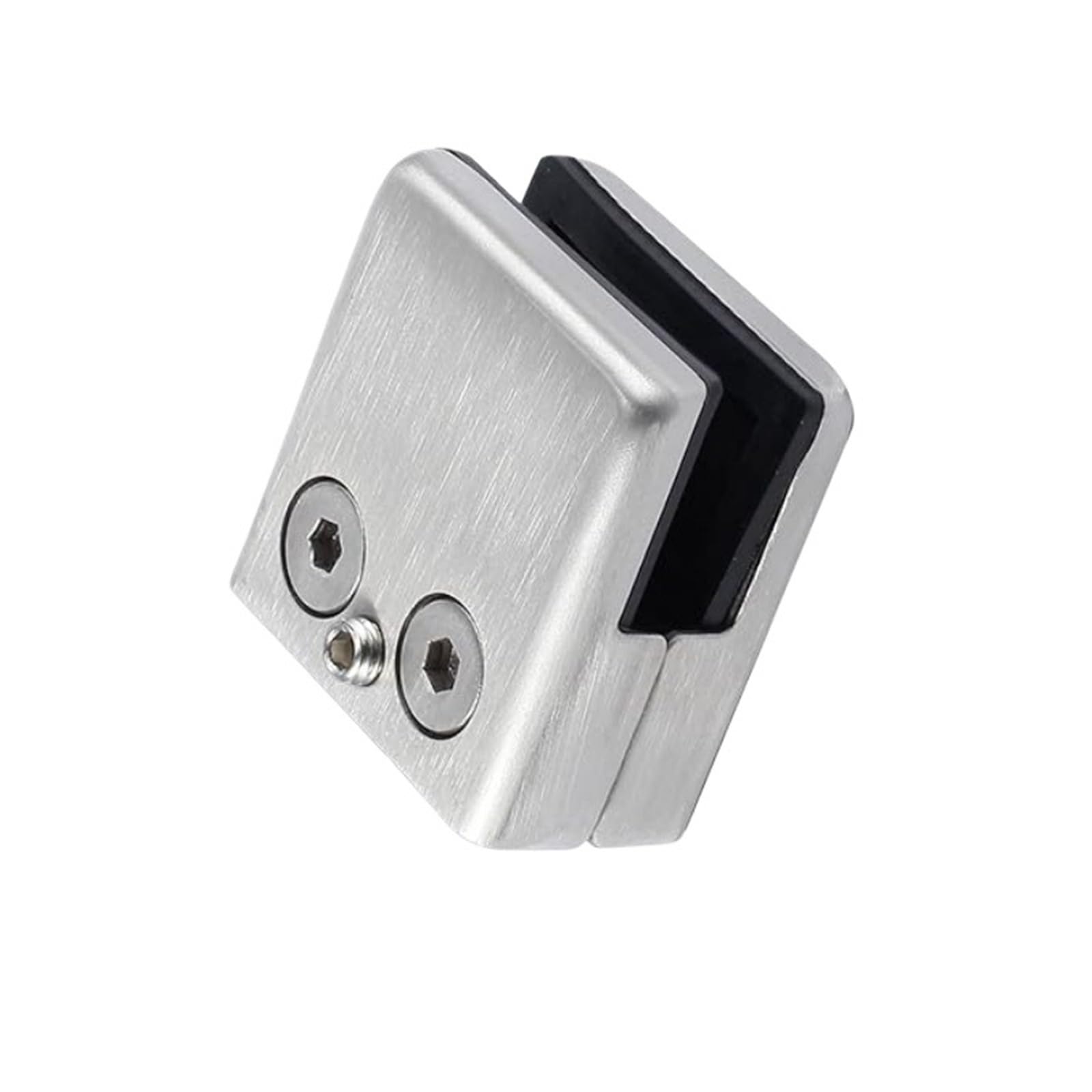 4pcs Stainless Steel Glass Clamp Brackets Zinc Alloy Chrome Shelf Holder Support Clamps