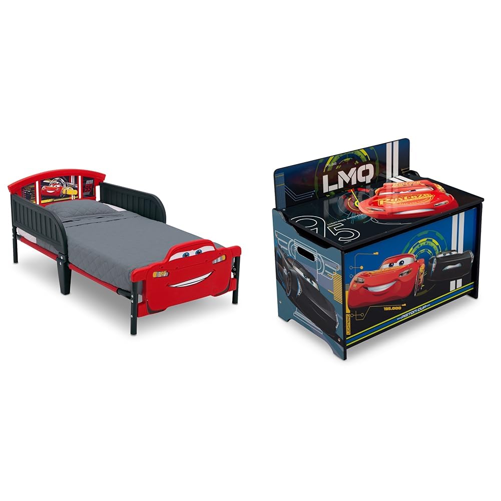 Amazon.com : Delta Children 3D-Footboard Toddler Bed, Disney/Pixar