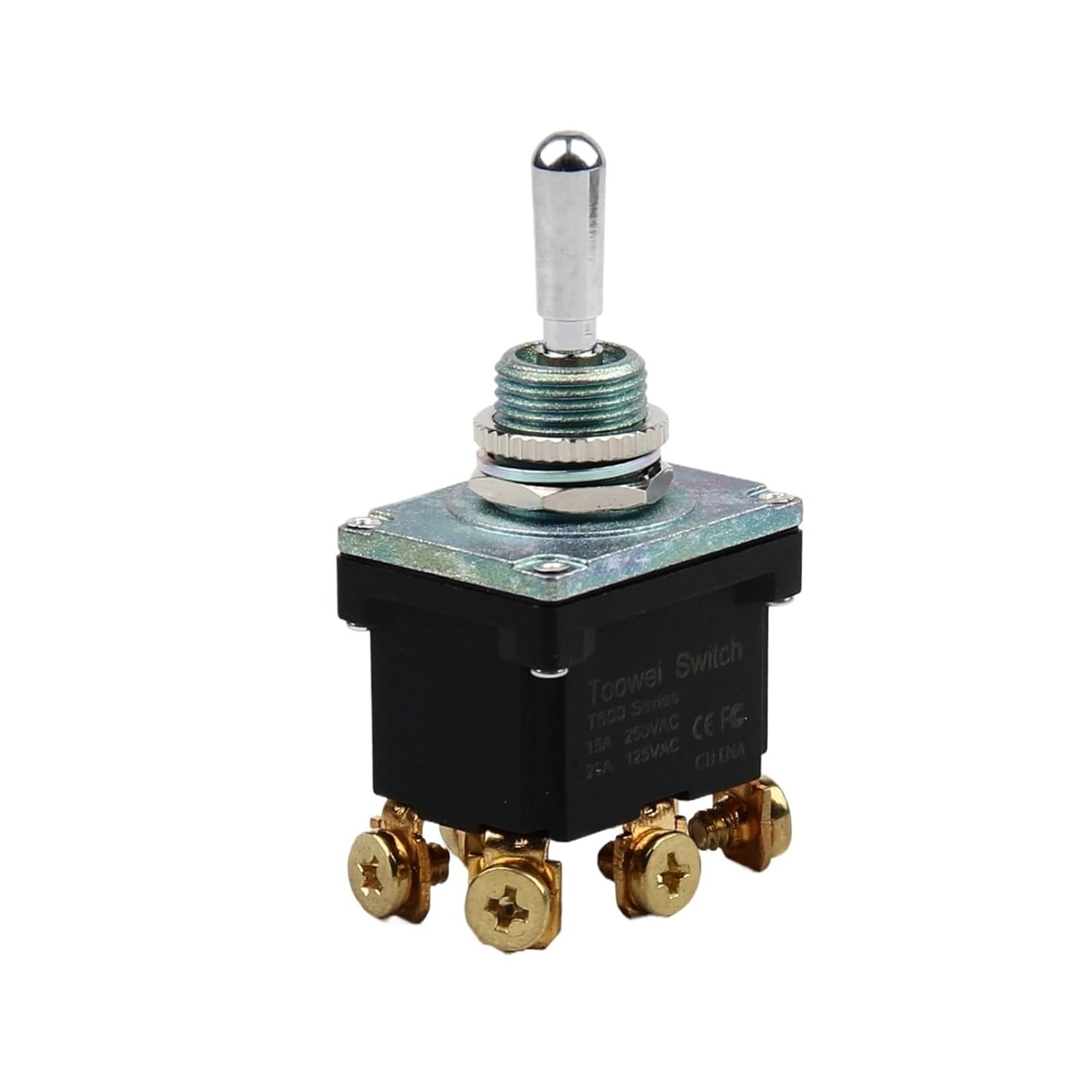 T502CW 6 pins ON-Off-ON Switch / T500 Series Water Proof Toggle Switch IP67/outdoor switch/15A 250V