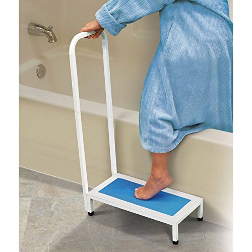 Non-Slip Bath Step with Handle