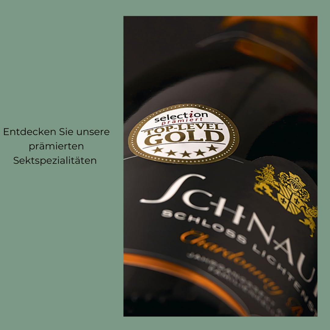 Schnaufer Riesling Extra Trocken Jahrgangssekt – Prämierter Sekt mit Pfirsich & Apfelnoten – Feinperlig & Frisch – Familienkellerei seit 1918 aus Baden-Württemberg (6 x 0,75L)