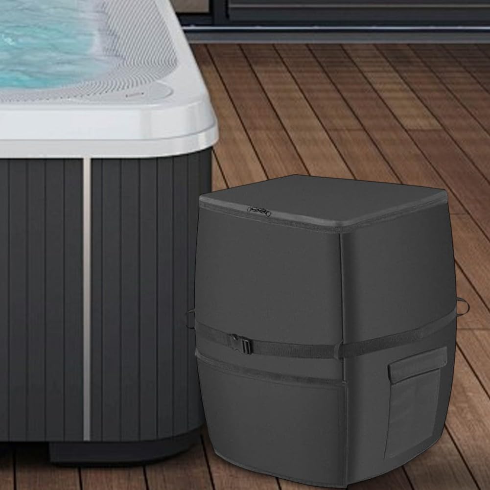 Funda para calentador de spa de invierno, 43 x 35 x 54 cm, impermeable