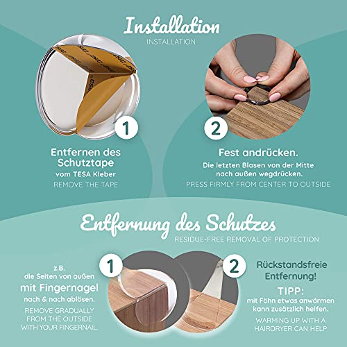 Protection coin de table pour bébé BEARTOP pour sécuriser le salon et la maison - 5