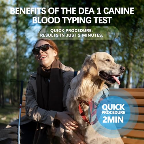 Sophbabio Dog Blood Typing Kit DEA 1 Blood Typing Test Kit – Fast and Reliable Blood Type Determination for Dogs
