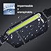 EMIUP Riñonera Running Deportiva,Riñonera Cinturón Running Impermeable Bolsillos con Cierre Cremallera,Tiras Reflectantes...