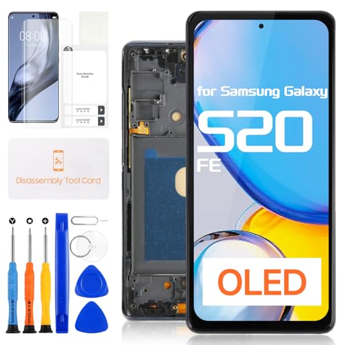 Écran OLED Samsung Galaxy S20 FE 4G 5G avec vitre tactile et LCD Digitizer