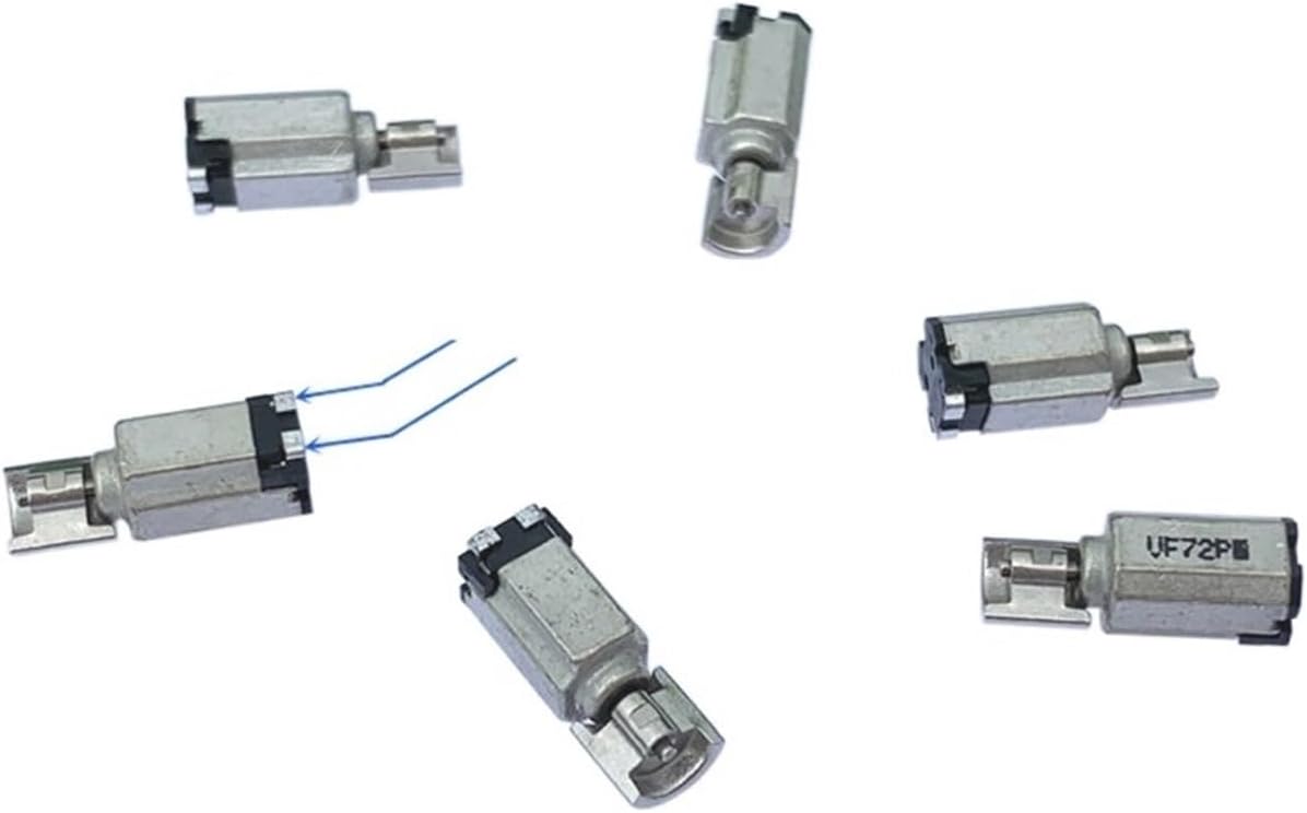 5 Pcs Micro SMD SMD DC Vibration Motor Electric DC 3V 3.7V Cylindrical Tungsten Steel Eccentric Wheel Vibrator Vibrator Massager
