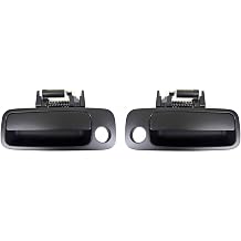 PT Auto Warehouse TO-3219P-FP - Exterior Outside Door Handle, Primed Black - Left/Right Pair, Replaces 69220-06040-C0, 69210-06030-C0