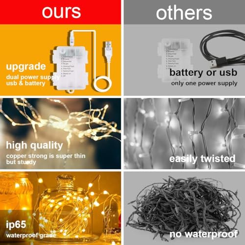 Cortina de Luz de Fada LED 300 LEDs Premium, 3x3m, USB, Controle Remoto, 8 Modos de Iluminação à Pro