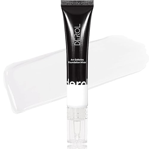 LOKFAR Pigmento de mezcla de base blanca para ajustar el tono y el corrector de color, textura suave y clara, se mezcla fácilmente con la base,