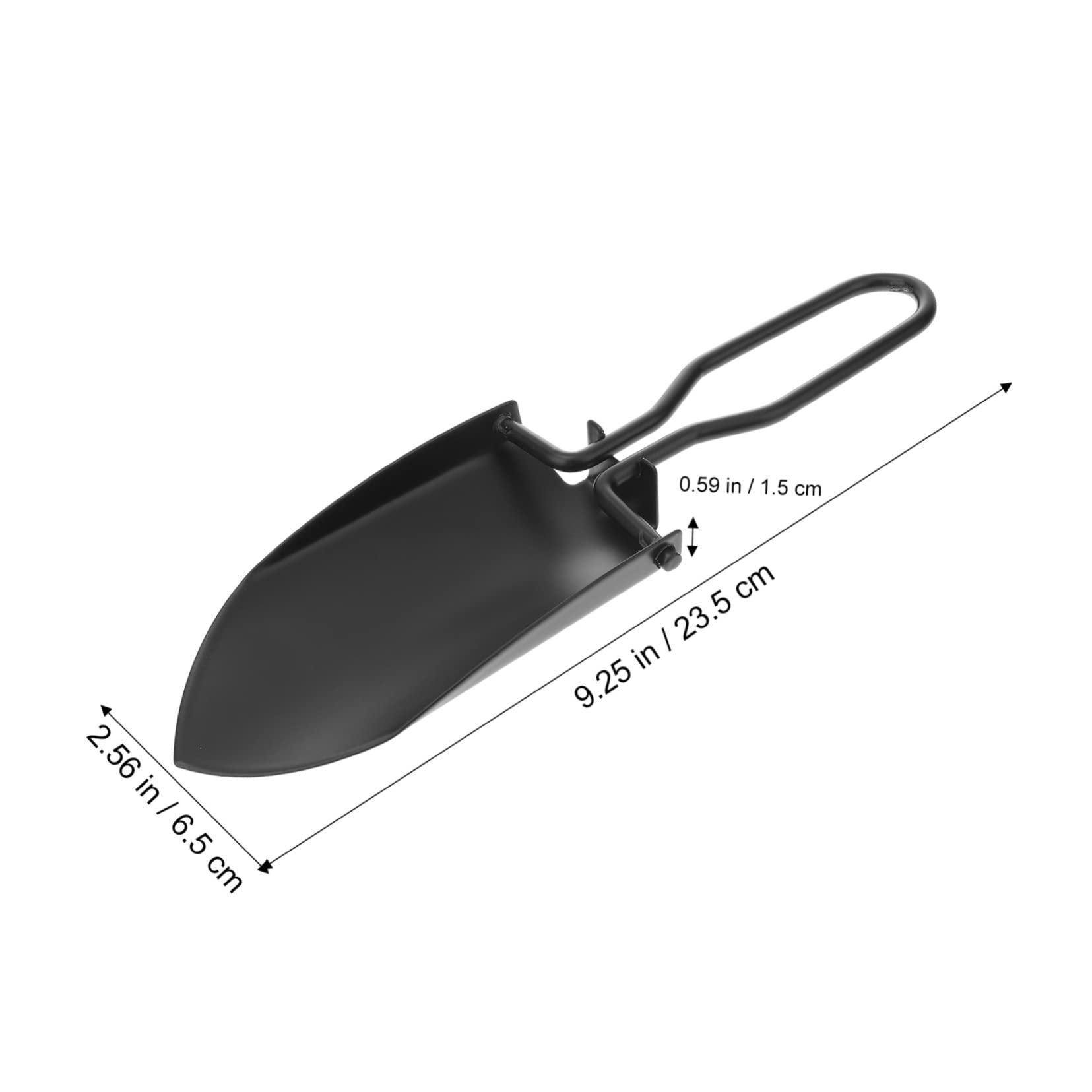 BESPORTBLE 5 Pz Pala da Giardinaggio Pala da Campeggio all'aperto Zaino all'aperto Zaino Tote Attrezzi Giardinaggio Kit Giardinaggio Pala da Giardino Pieghevole Pala Pieghevole Stoffa Black