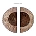 2 Pack Natural Coconut Reptile Hideouts, Lizard, Spider and Aquarium Fish Hide Cave (Smooth Surface)