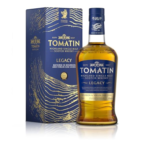 Tomatin Legacy Highland Single Malt Scotch Whisky 43% Vol., 700 ml ( Paquete de 1)