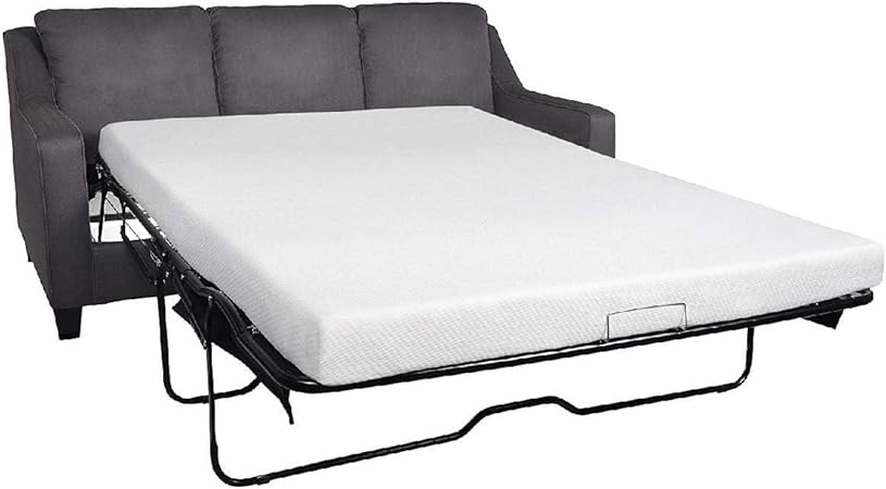 Milliard 4.5-Inch Memory Foam Sofa Bed Mattress Replacement for Queen Size Sleeper Sofa & Couch Beds – Premium Comfort (Sofa Not Included).