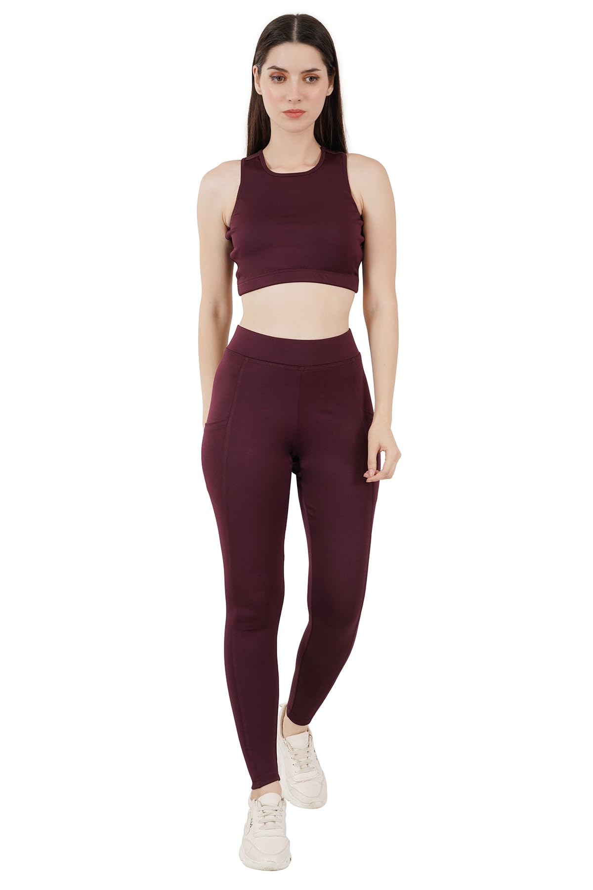 fervour Dry Fit Women's Trendy Co-ord Set Gym Wear Running Set Work Out Set Strechable Breathable Activewear Comfortable and Premium Fabric-picture-19