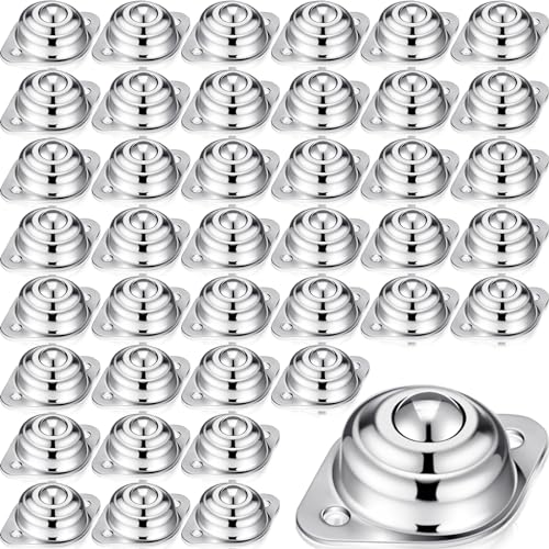 Gisafai 30 Pcs 1/2 Roller Ball Transfer Bearing