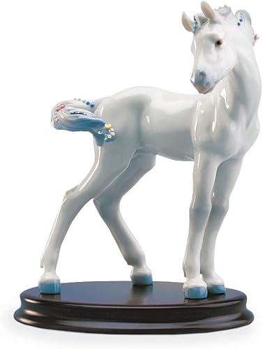LLADRÓ Figura de caballo de porcelana. Figura de caballo de porcelana.