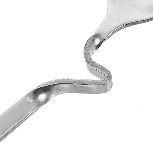 Miniatura 8 de 6 cucharas de café expreso de acero inoxidable con mango curvo, cucharas de mezcla de café con leche y miel, cucharas de postre para aperitivo de