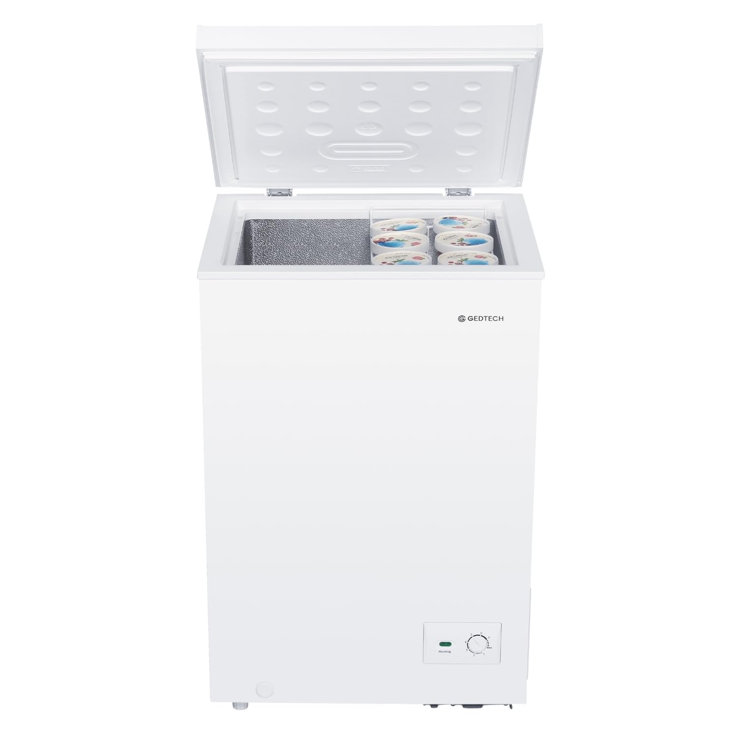 GEDTECH Congélateur coffre 99L GCO99L Blanc Silencieux