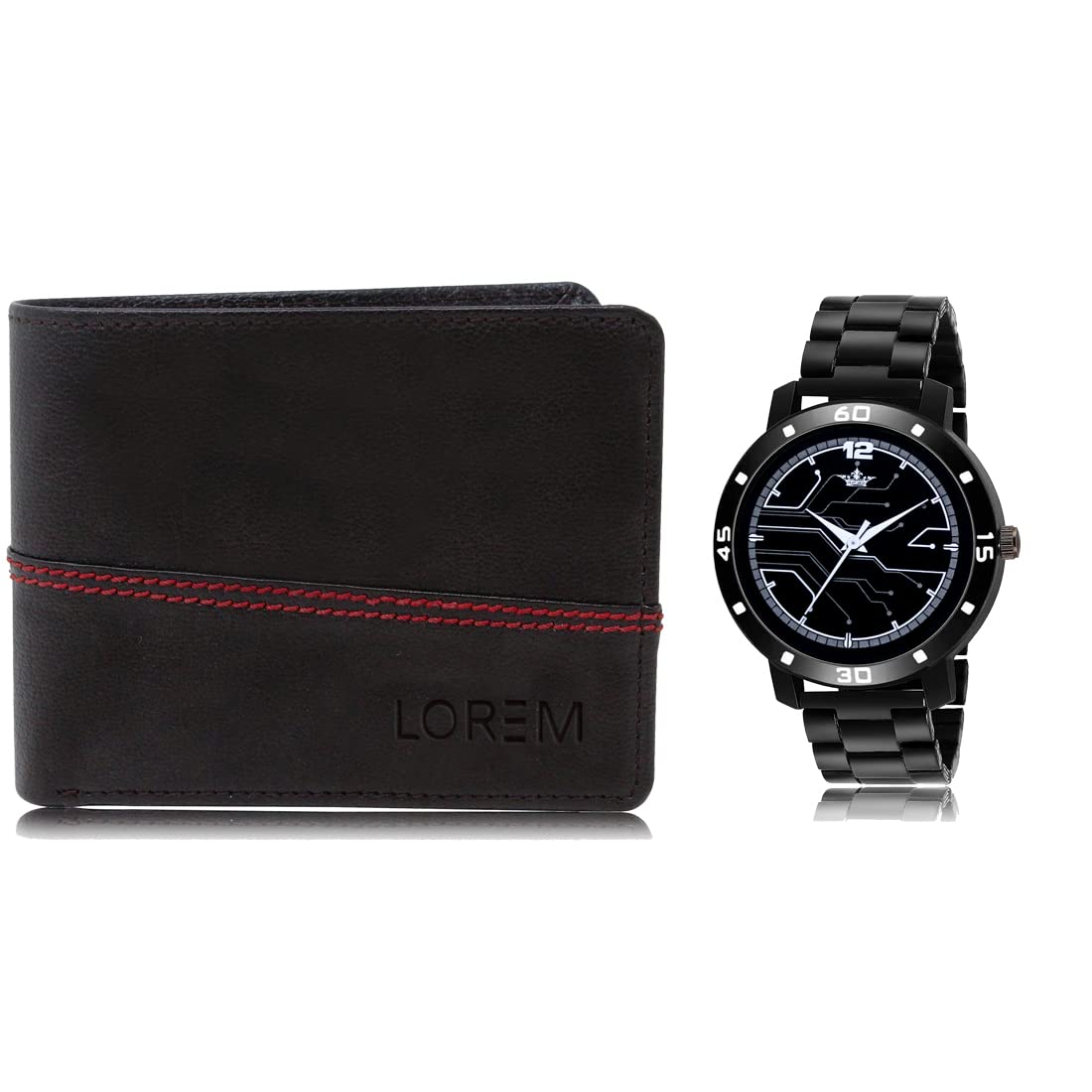 LOREM Combo of Men Watch & Artificial Leather Wallet-FZ-WL07-LR113 (B09TKS3T23) Amazon Price History, Amazon Price Tracker
