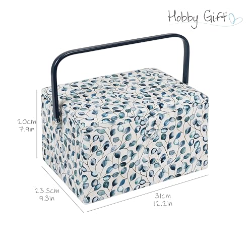 Boîte de couture botanique Hobby Gift grande boîte rangement couture