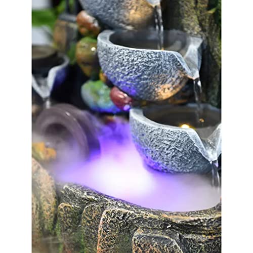 Fuente de escritorio interior zen el regalo ideal de cascada iluminada 6
