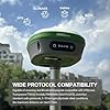 SMA26 Plus RTK Surveying Equipment Rover Base with Survey Software, PPK,PPP Technology, Tilt Compensation,IP67 Waterproof, BT/WiFi,Ideal for Land, Construction(Include Pole)