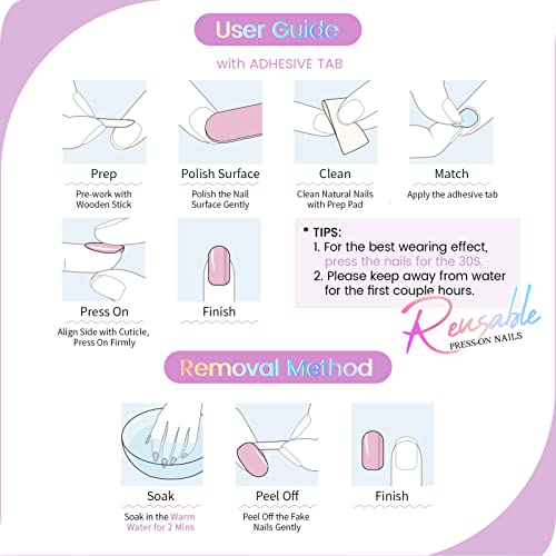 Press On Fake Nails, 30 Ct Long Coffin False Nails Leopard Print, Adhesive, Mini Nail, Cuticle Stick Included #TOP5