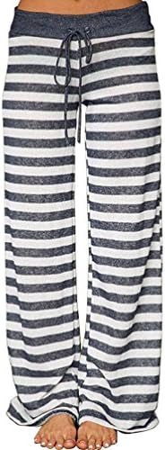 AMiERY Women's Comfy Casual Pajama Pants Floral Print Drawstring ...