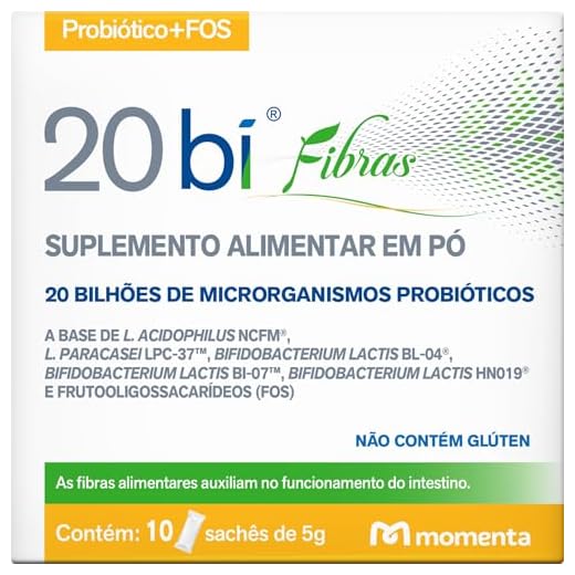 20 Bi Fibras 10 Sachês de 5g cada